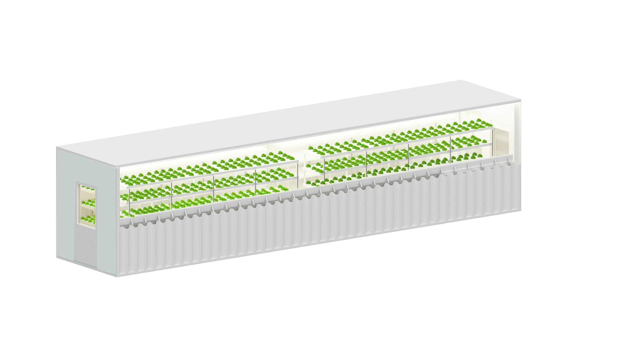 large prefab container farm